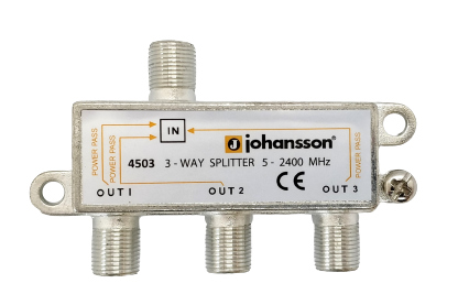REF.4503 WIDEBAND 3 WAY SPLITTER
