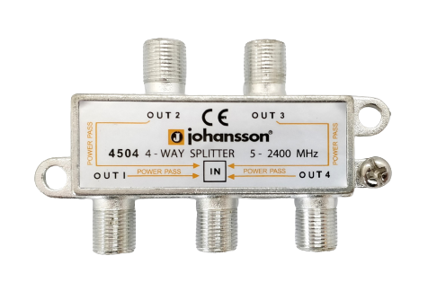 REF.4504 WIDEBAND 4 WAY SPLITTER