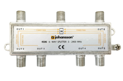 REF.4506 WIDEBAND 6 WAY SPLITTER
