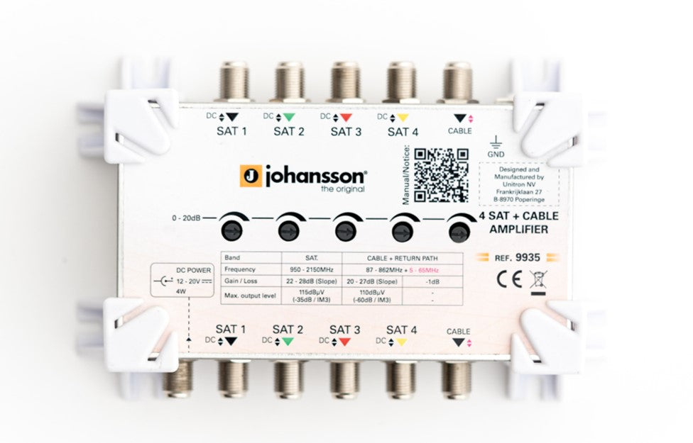 REF.9935F AMP 4SAT + 1T WITH DC/DC CONVERTOR F-CON POWERED