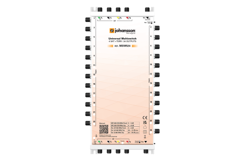 REF.MSW524 LEGACY MULTISWITCH / 5 INPUTS 24 OUTPUTS / STANDALONE/CASCADABLE / ACTIVE/PASSIVE TERR